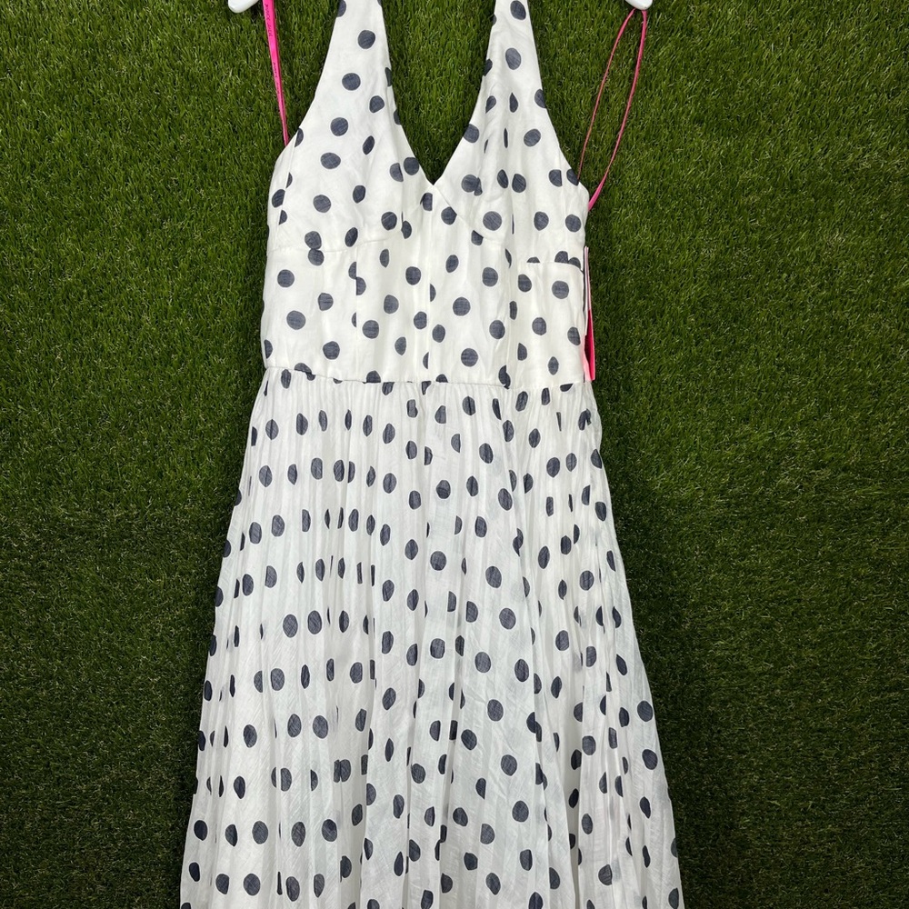 Betsy Johnson Polka Dot Halter Dress